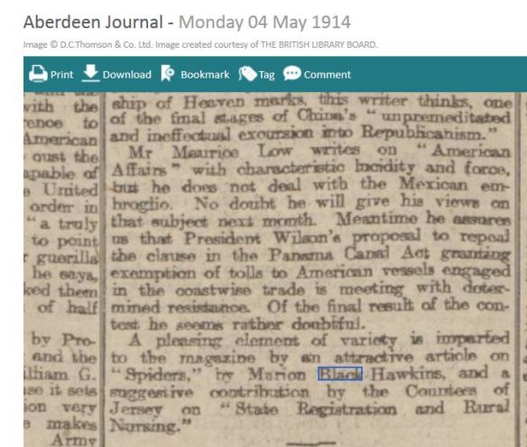 Marion Black-Hawkins writes for the National Review on spiders