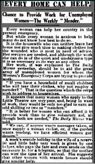 daily mirror 25 Aug 1914