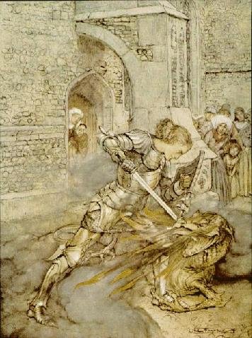 launcelotfightsdragon